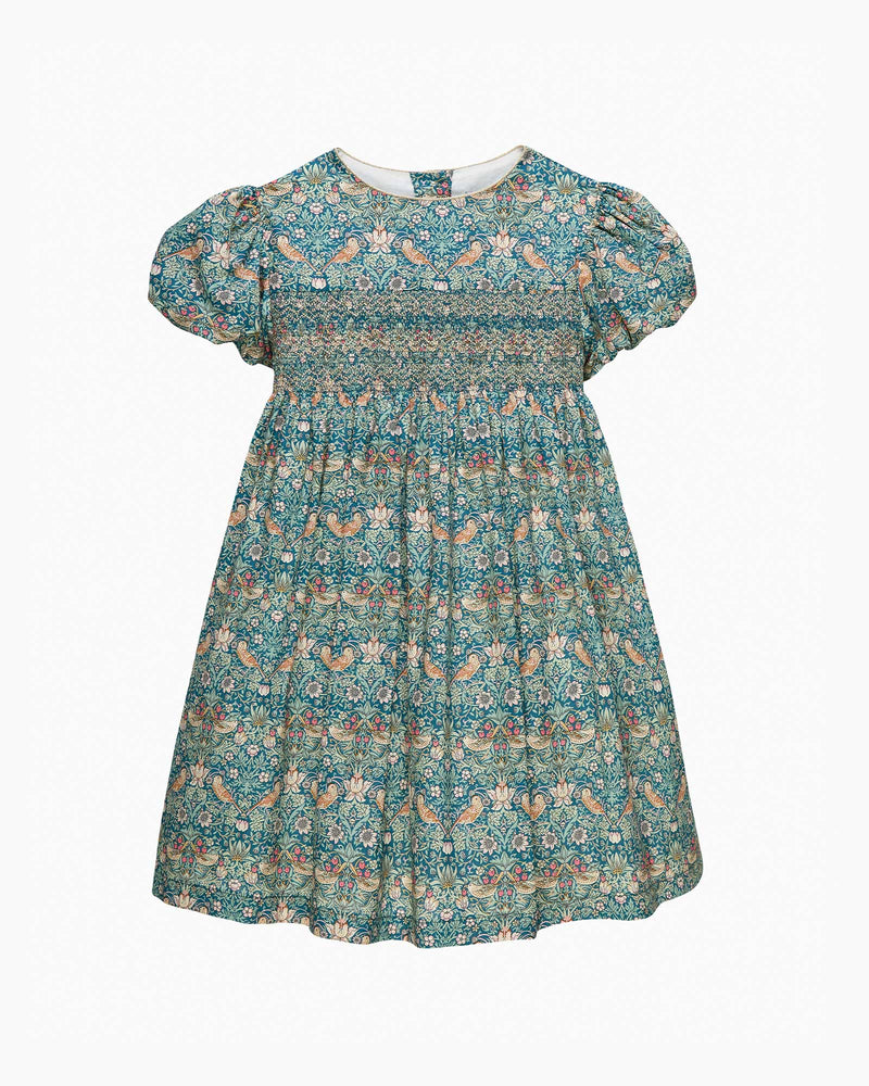 Lily Rose Dress Strawberry Thief Smocked Party Dress