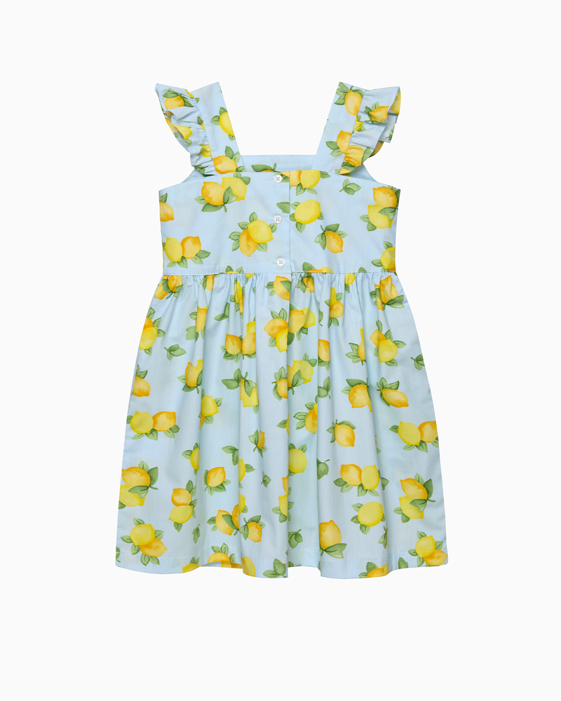 Adelina Summer Dress in Lemon