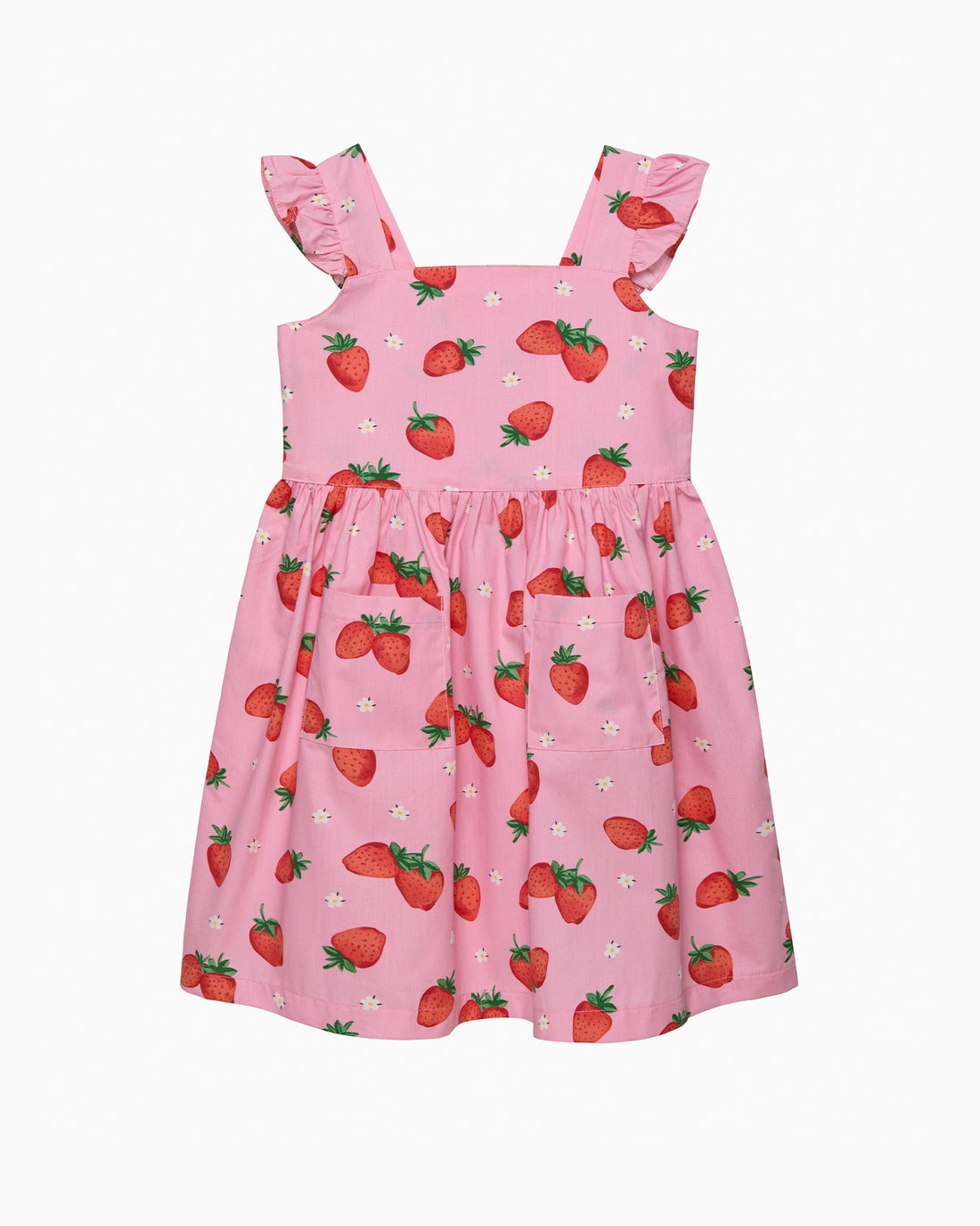 Adelina Summer Dress in Strawberry