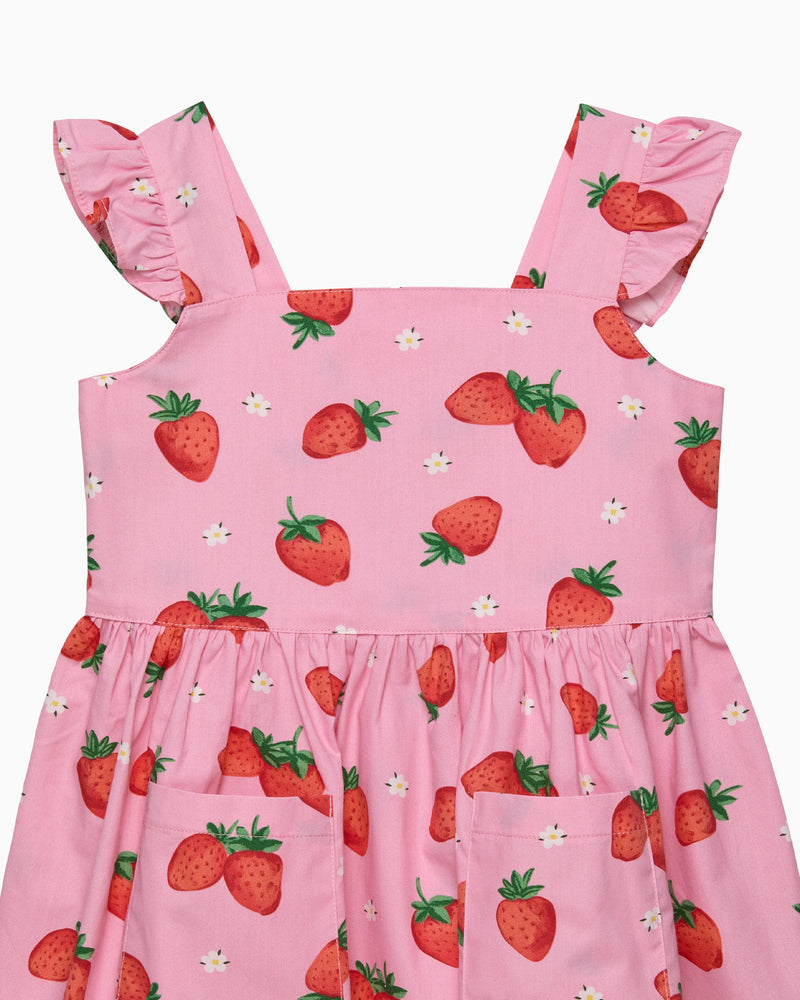 Adelina Summer Dress in Strawberry