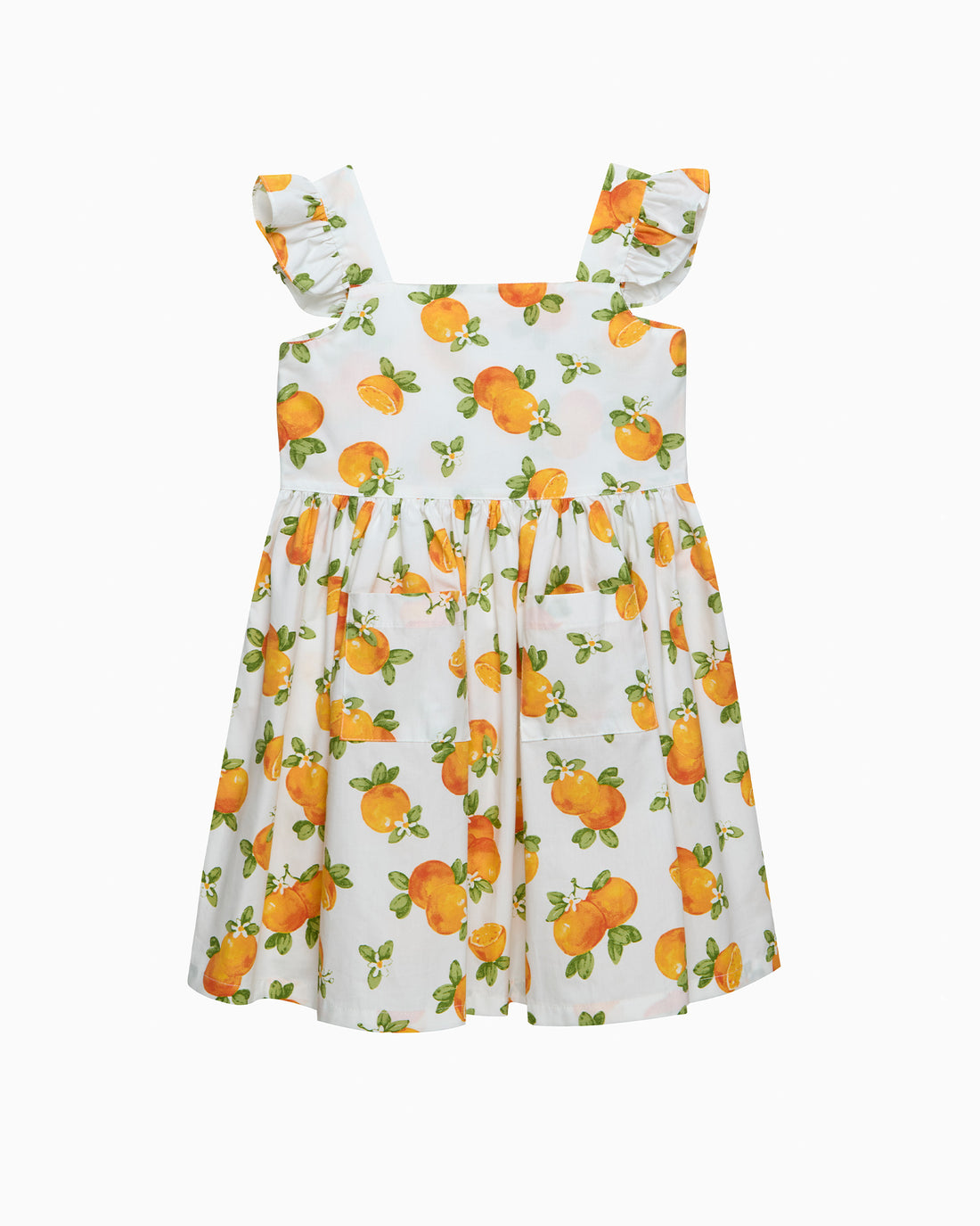 oranges print dress Buy Bright Orange Fruit Print Button Down Puff Sleeve Midi Dress with Linen from the Next UK online shop