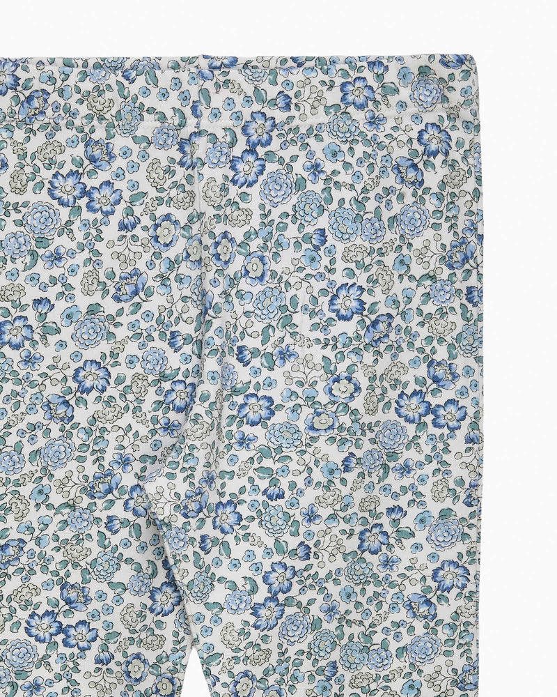 Arabella Floral Leggings in Blue