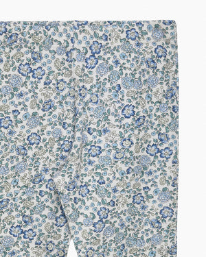 Arabella Floral Leggings in Blue