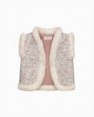 Confiture Gilet Arabella Quilted Fur Gilet
