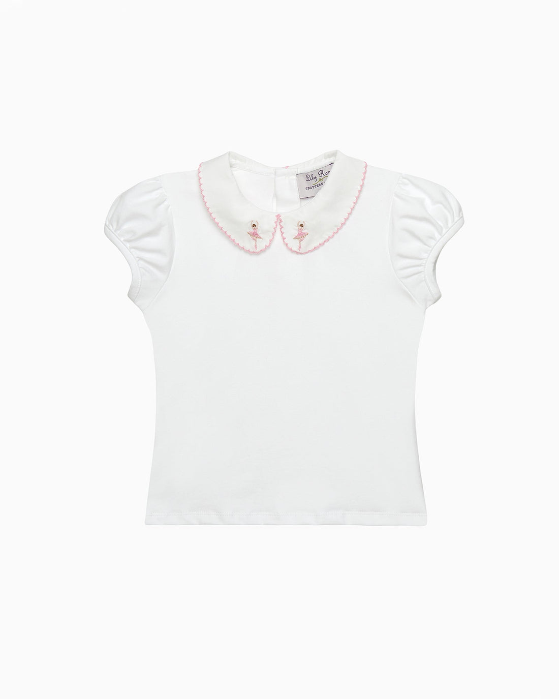 Confiture Top Ballerina Embroidered Jersey Top