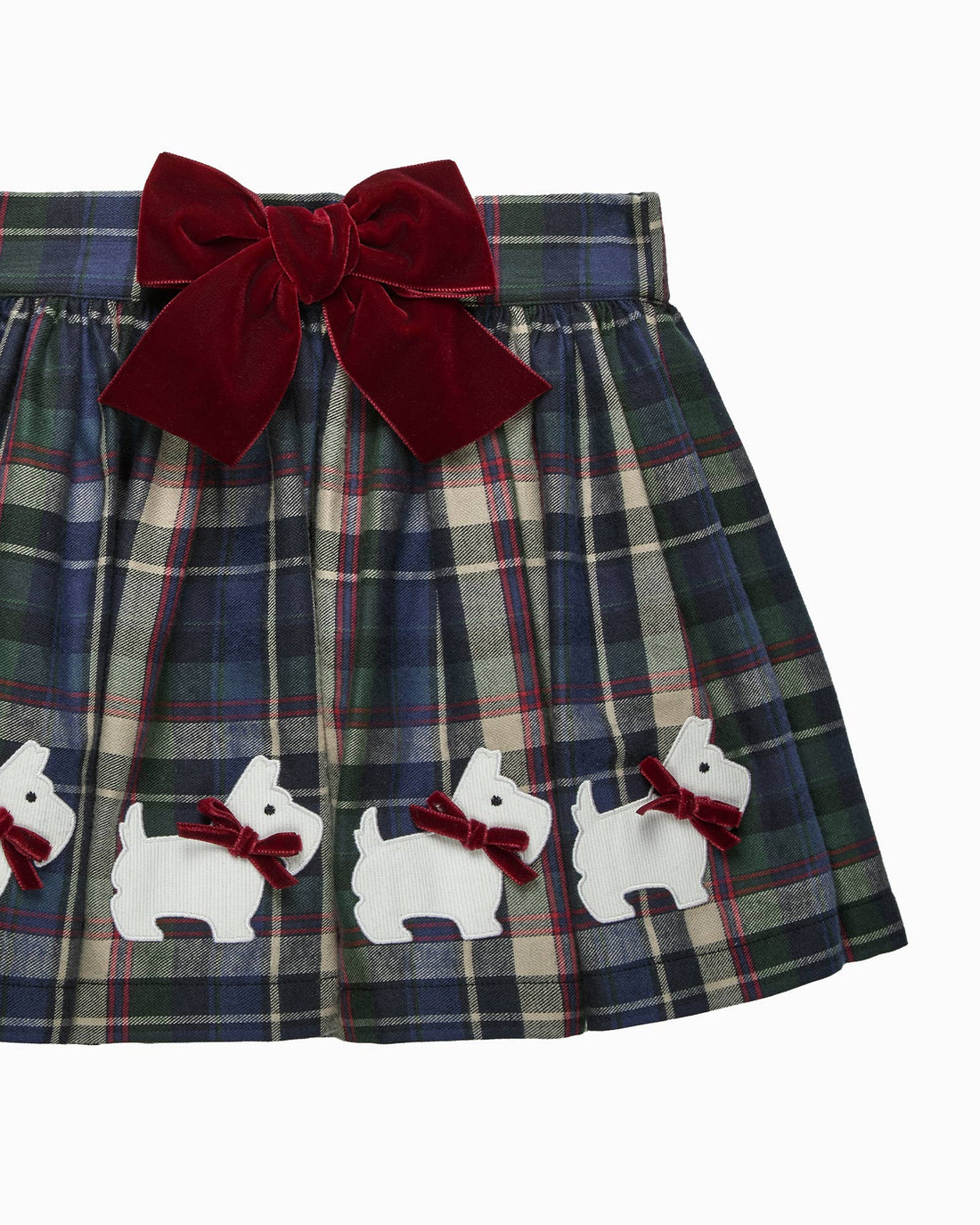 Confiture Skirt Bonnie Scottie Bow Skirt