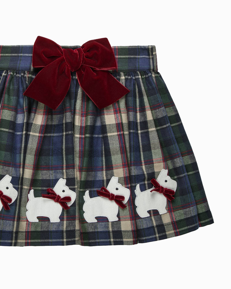 Confiture Skirt Bonnie Scottie Bow Skirt