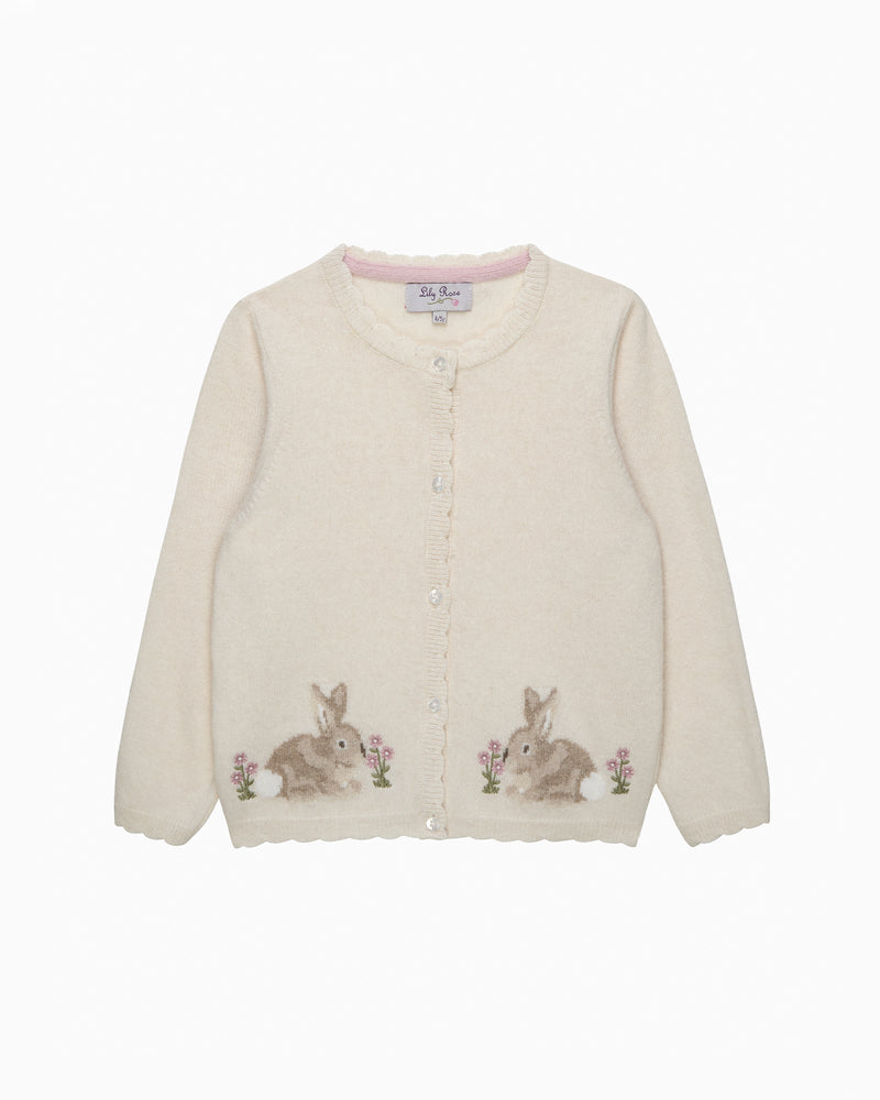 Bunny Cardigan in Winter White