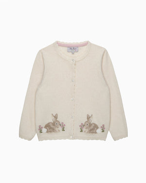 Bunny Cardigan in Winter White