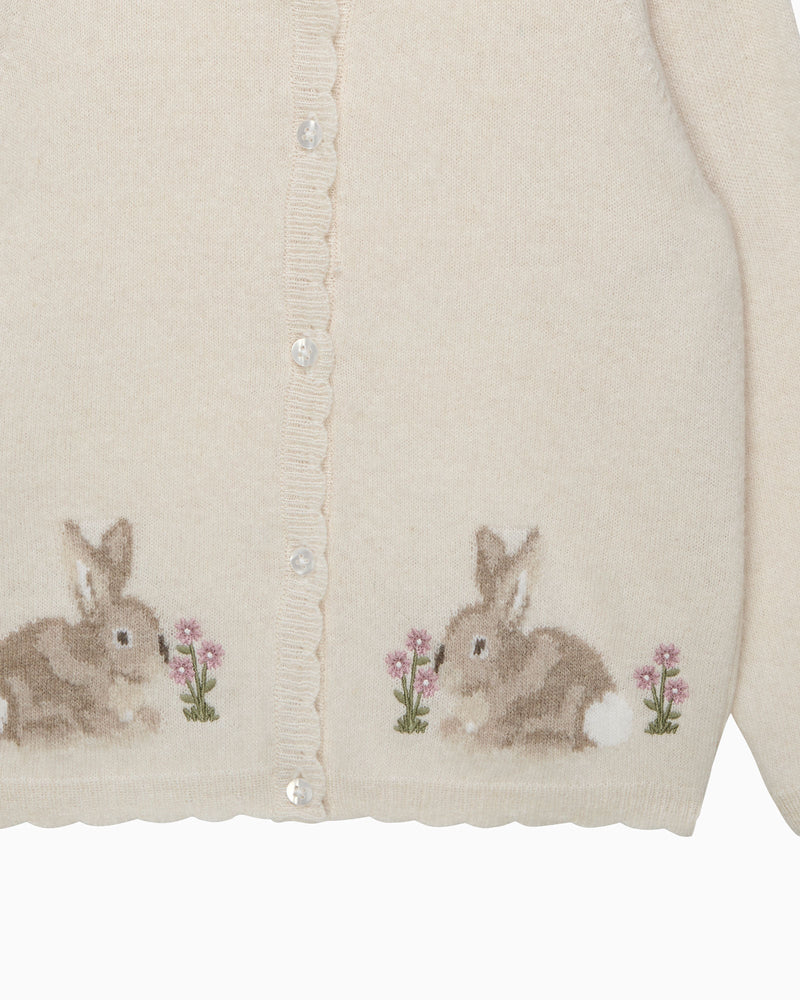 Bunny Cardigan in Winter White