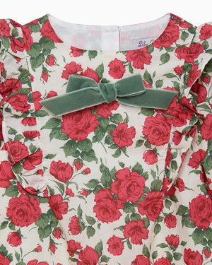 Carline Rose Ruffle Dress