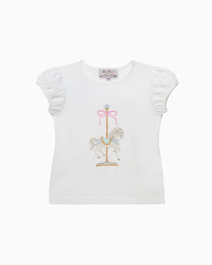Confiture Top Carousel Horse Jersey Top