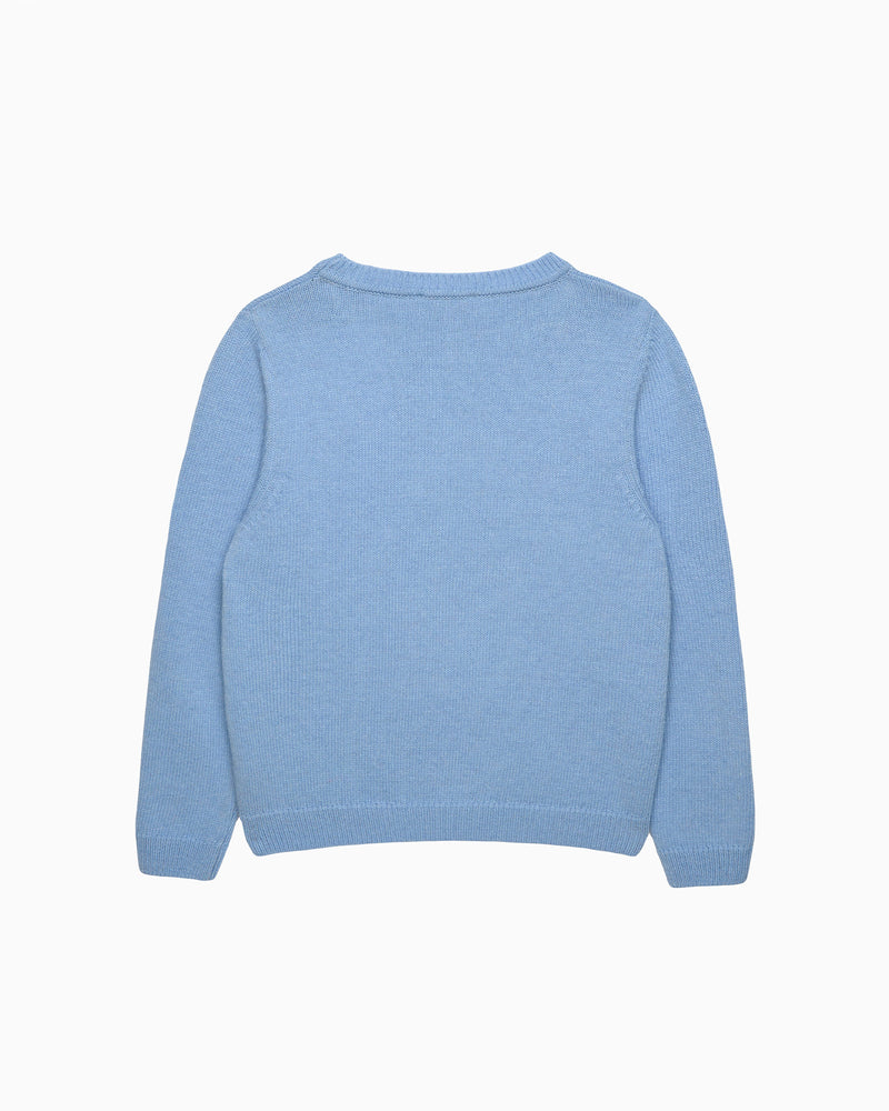 Carousel Horse sweater in Blue