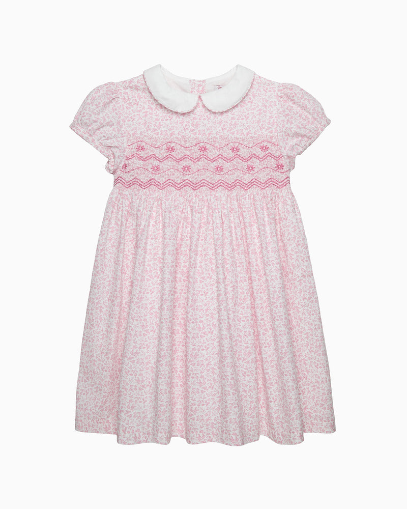 Confiture Dress Catherine Smocked Dress in Pink Floral
