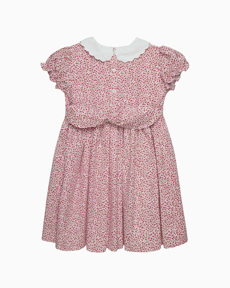 Confiture Dress Petal Collar Duck Dress in Red Cherry