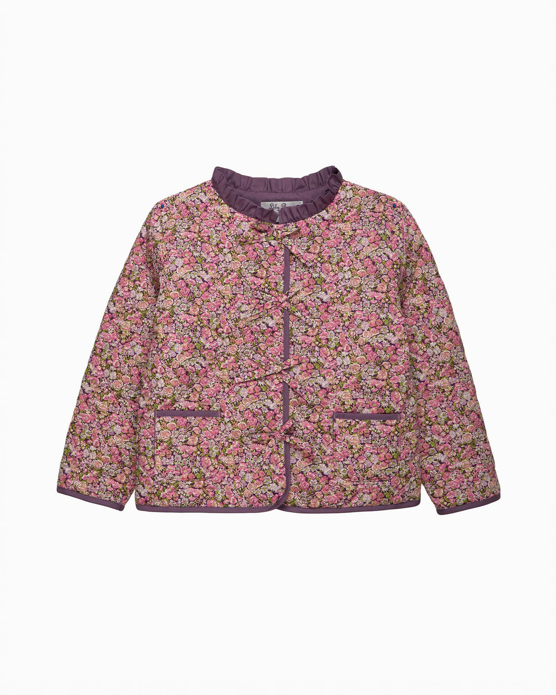 Lily Rose Jacket Quilted Jacket in Chive Floral