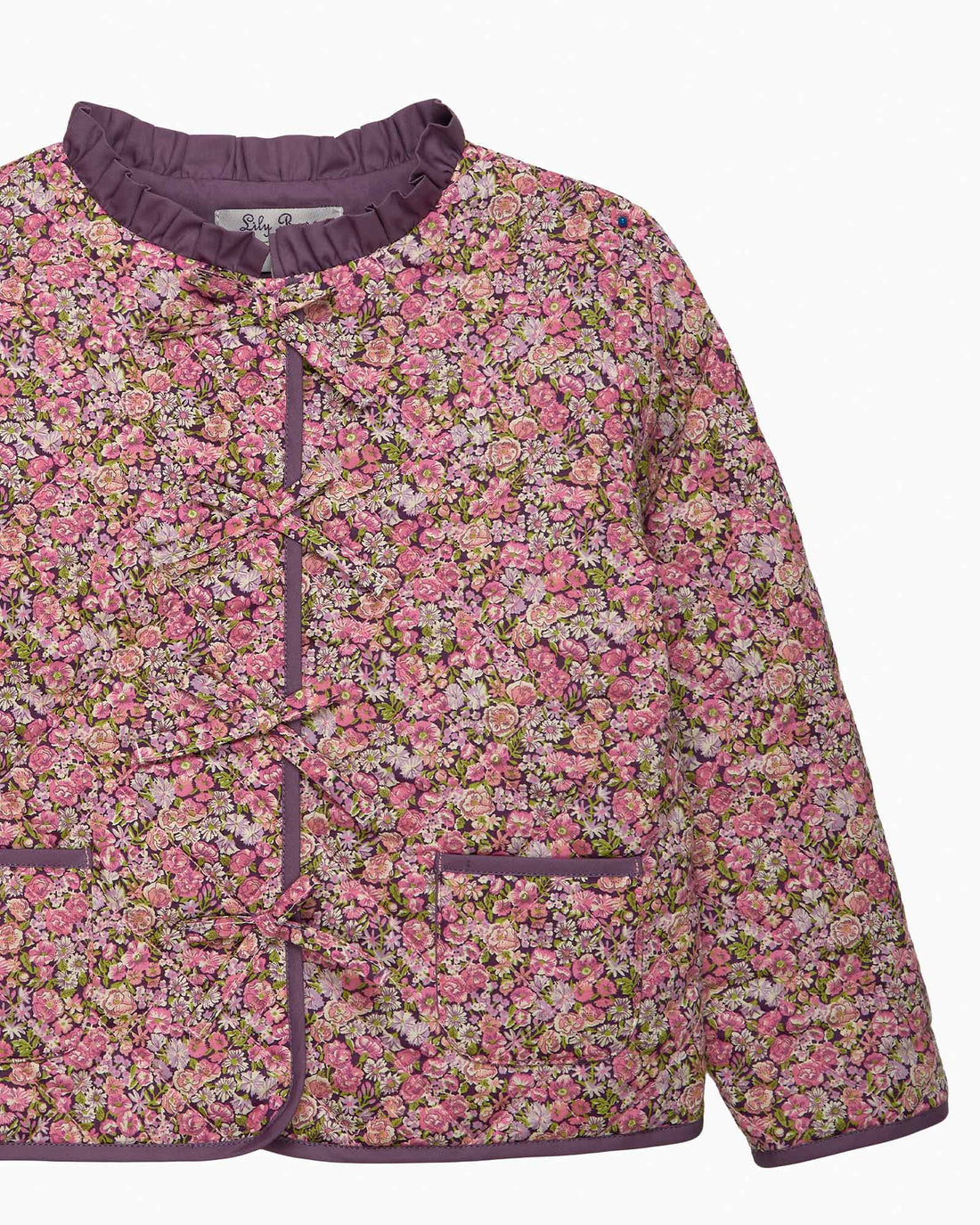 Lily Rose Jacket Quilted Jacket in Chive Floral