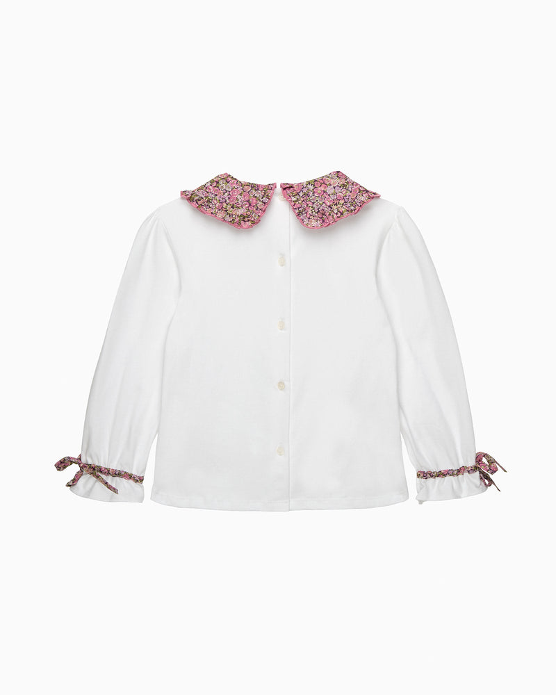 Lily Rose Top Pie Crust Jersey Top in Chive