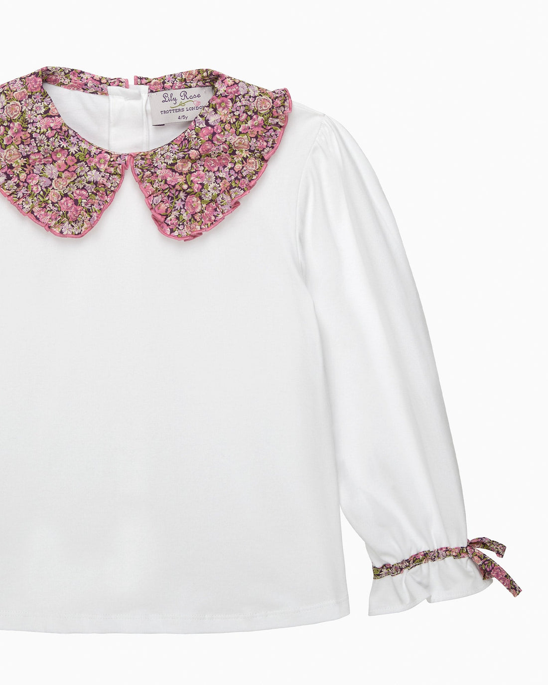 Lily Rose Top Pie Crust Jersey Top in Chive
