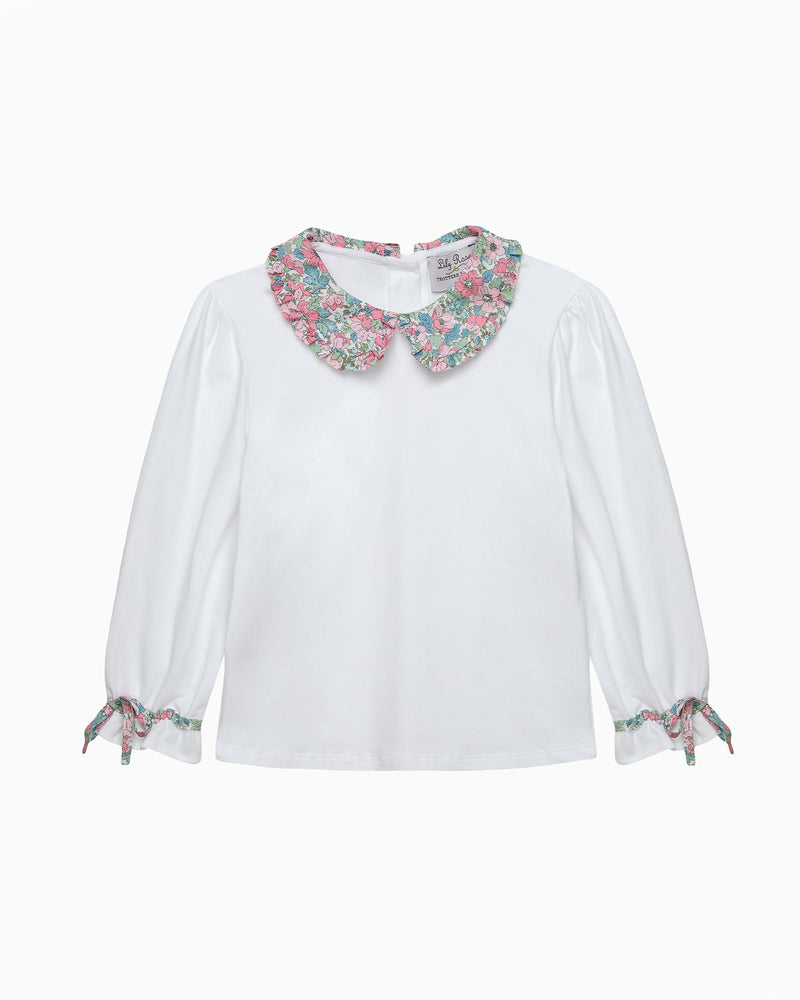 Lily Rose Top Dahlia Pie Crust Collar Top