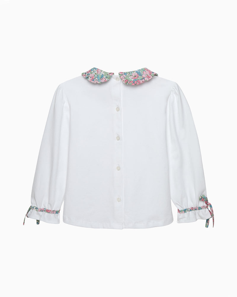 Lily Rose Top Dahlia Pie Crust Collar Top