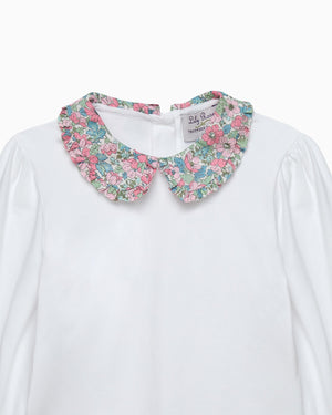 Lily Rose Top Dahlia Pie Crust Collar Top