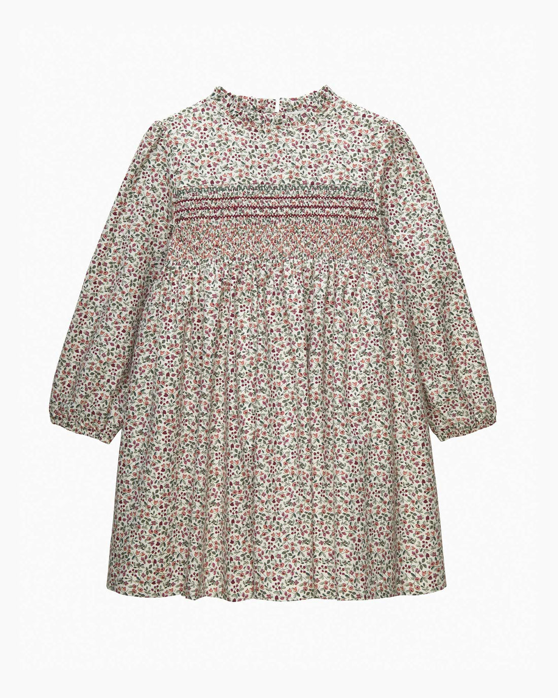 Confiture Dress Edie Berry Floral Smocked Dress