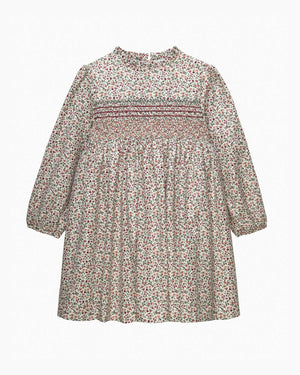 Confiture Dress Edie Berry Floral Smocked Dress