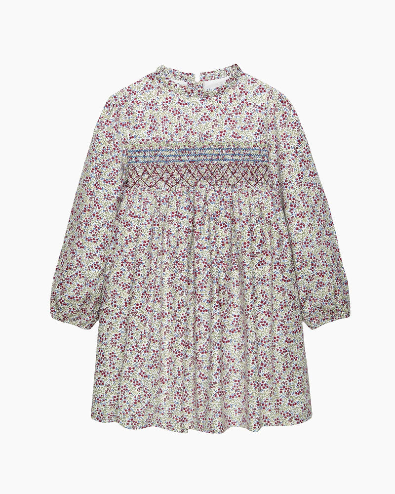 Edie Berry Floral Smocked Dress