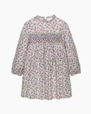 Edie Berry Floral Smocked Dress