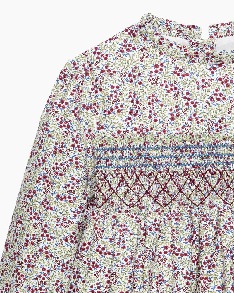 Edie Berry Floral Smocked Dress