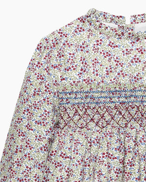 Edie Berry Floral Smocked Dress