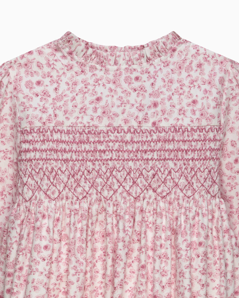 Confiture Dress Edie Rose Floral Smocked Dress