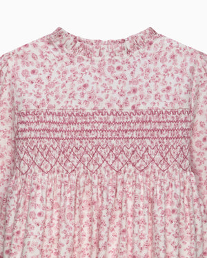 Confiture Dress Edie Rose Floral Smocked Dress