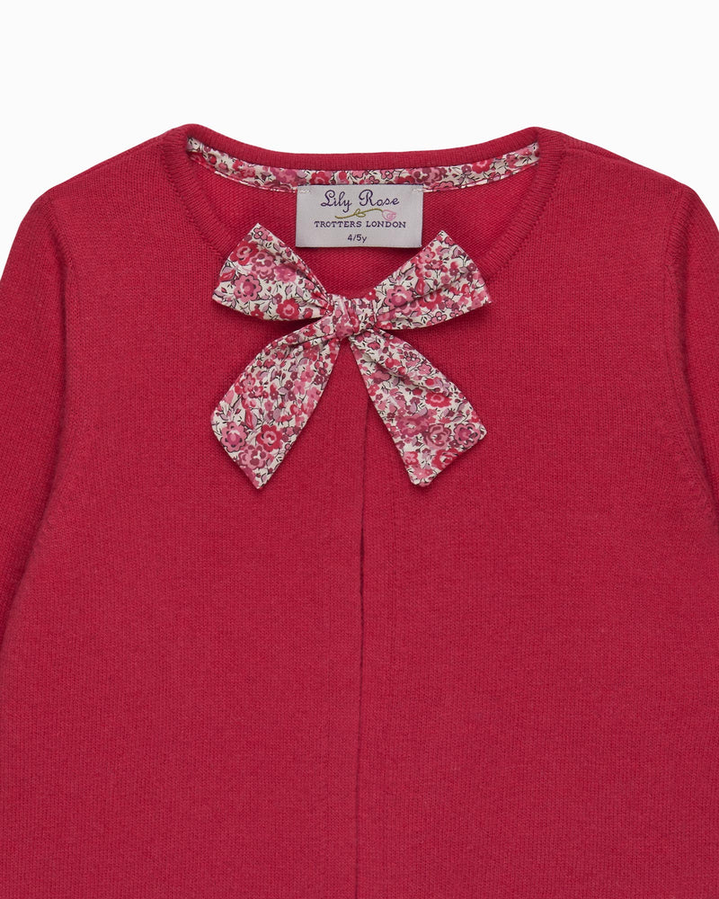 Big Bow Cardigan in Emma & Georgina