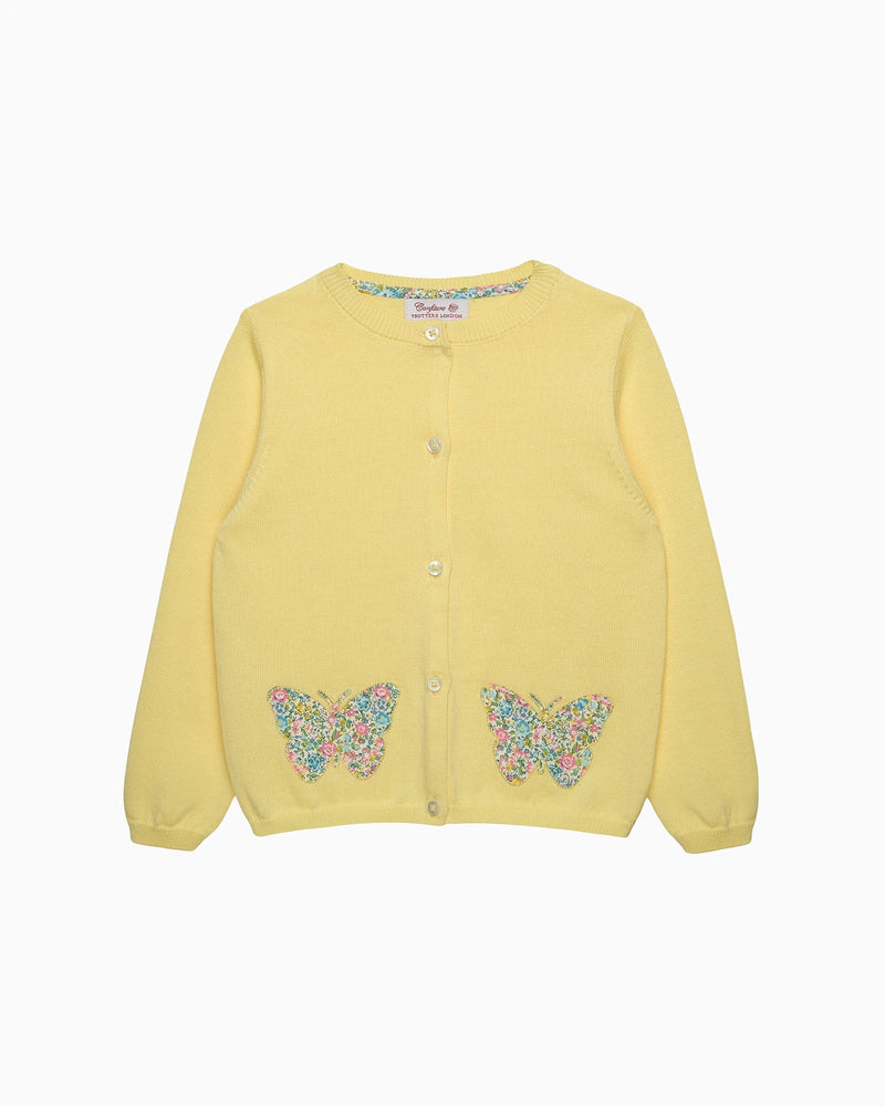 Trotters Childrenswear Emma & Georgina Butterfly Cardigan