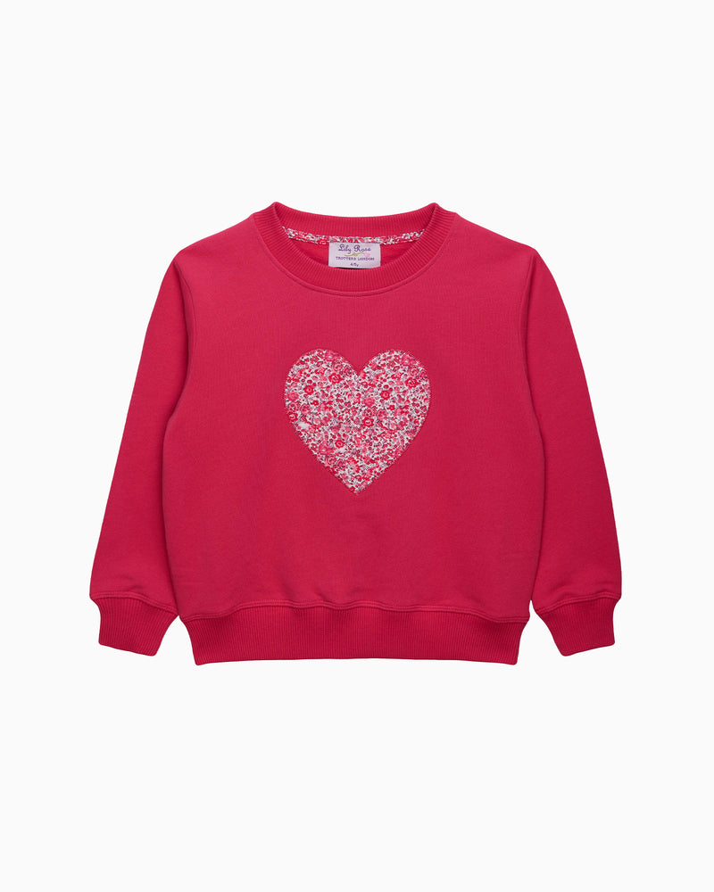 Emma & Georgina Heart Sweatshirt