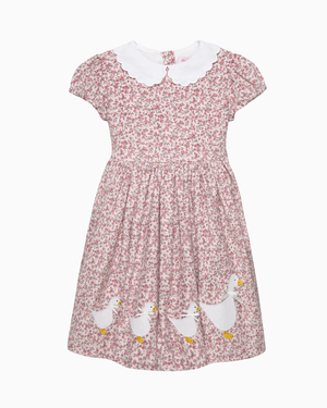 Floral Duck Cord Dress