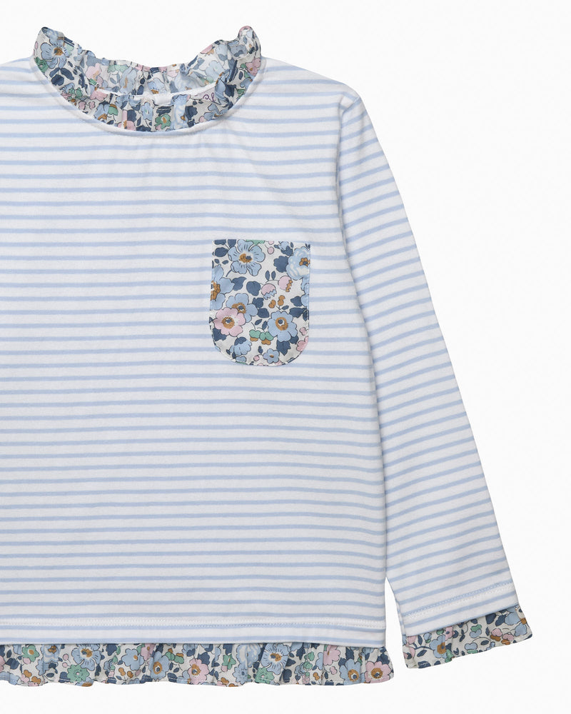 Breton Top in French Blue Betsy