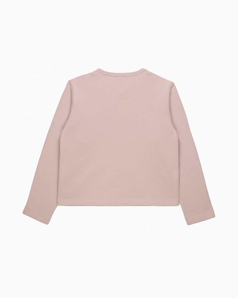 Frilly Heart Jersey Cardigan
