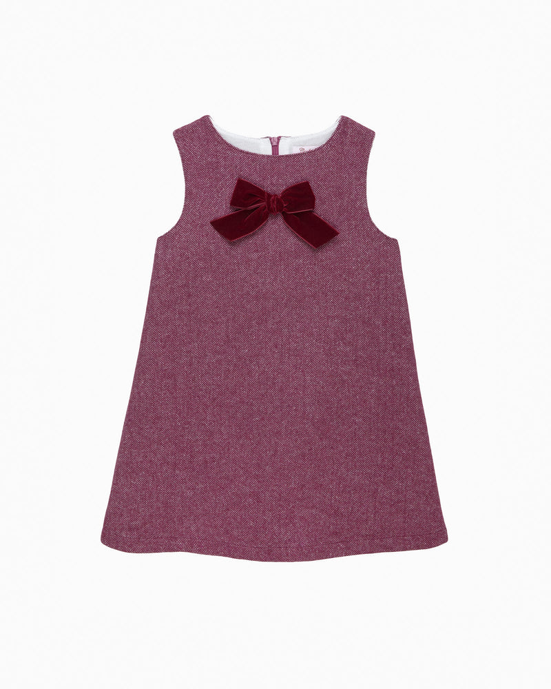 Confiture Dress Georgina Bow Dress in Claret