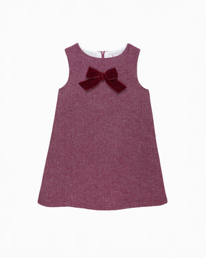 Confiture Dress Georgina Bow Dress in Claret