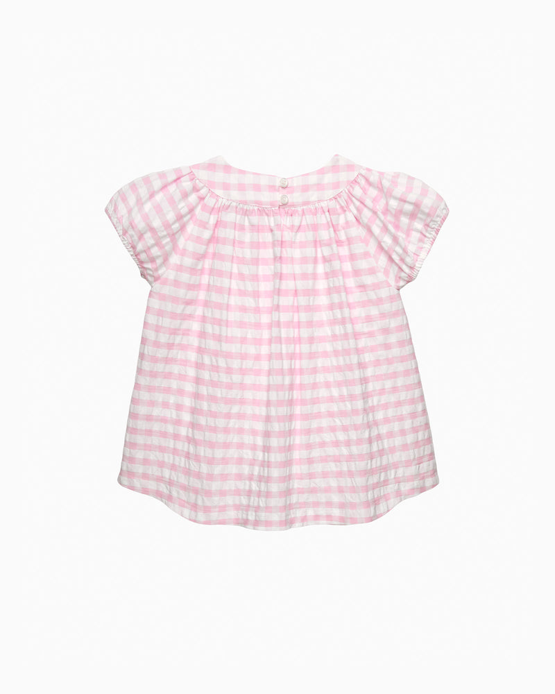 Confiture Top Gingham Puff Sleeve Top