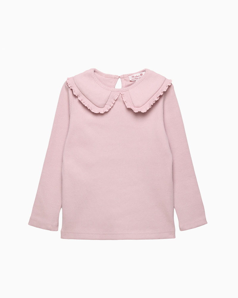Grace Bow Top in Dusty Pink