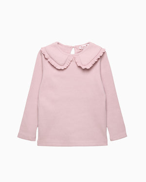 Grace Bow Top in Dusty Pink