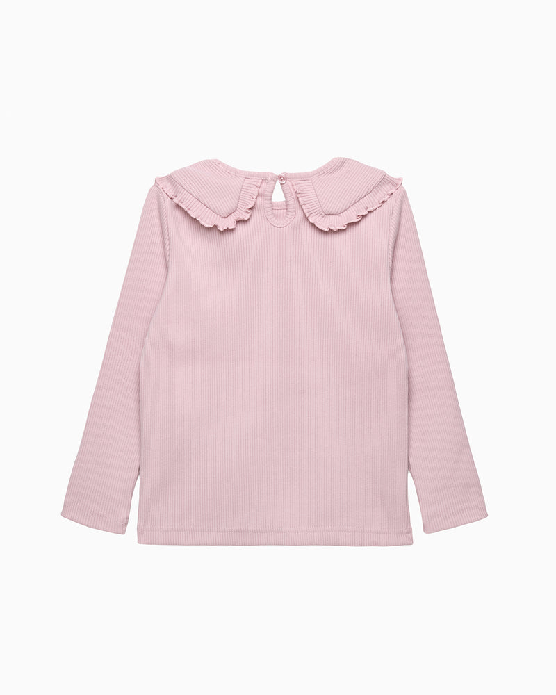 Grace Bow Top in Dusty Pink