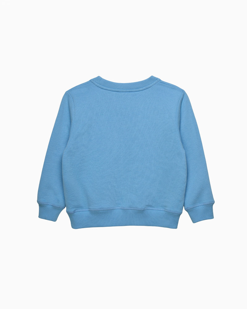 Confiture Sweatshirt Here Comes Trouble Sweatshirt in Blue/Pink