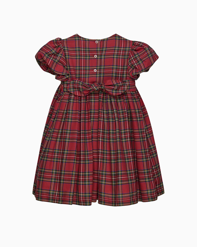 Lily Rose Dress Isla Tartan Smocked Party Dress