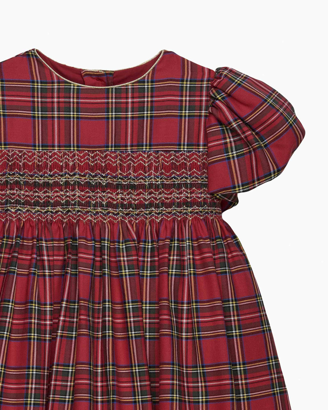 Lily Rose Dress Isla Tartan Smocked Party Dress