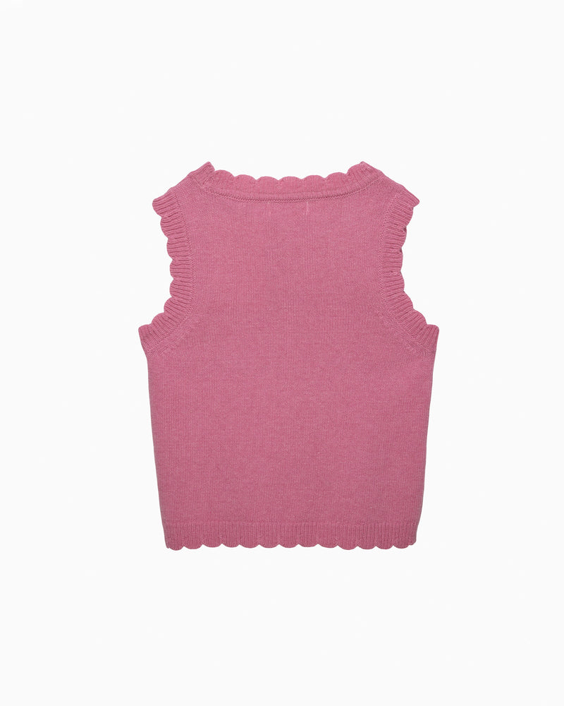 Confiture Tank Knitted Heart Tank Top